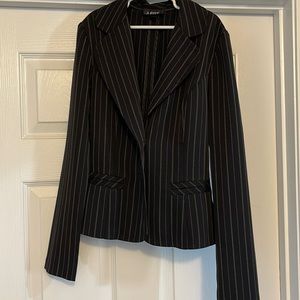 Women’s pinstriped blazer